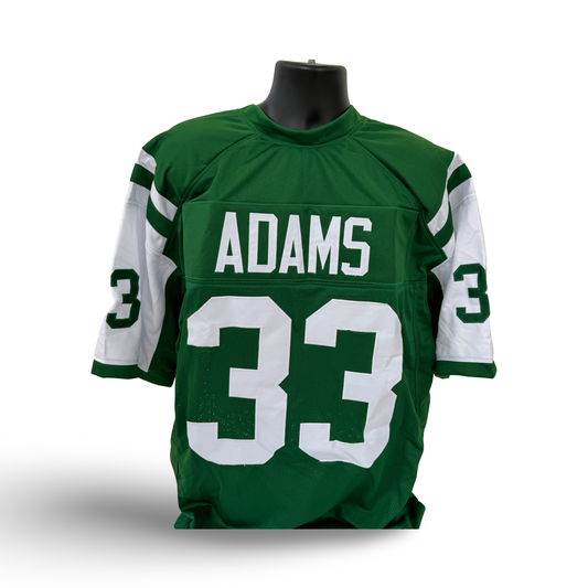 Jamal Adams Unsigned New York Jets Green Custom Jersey