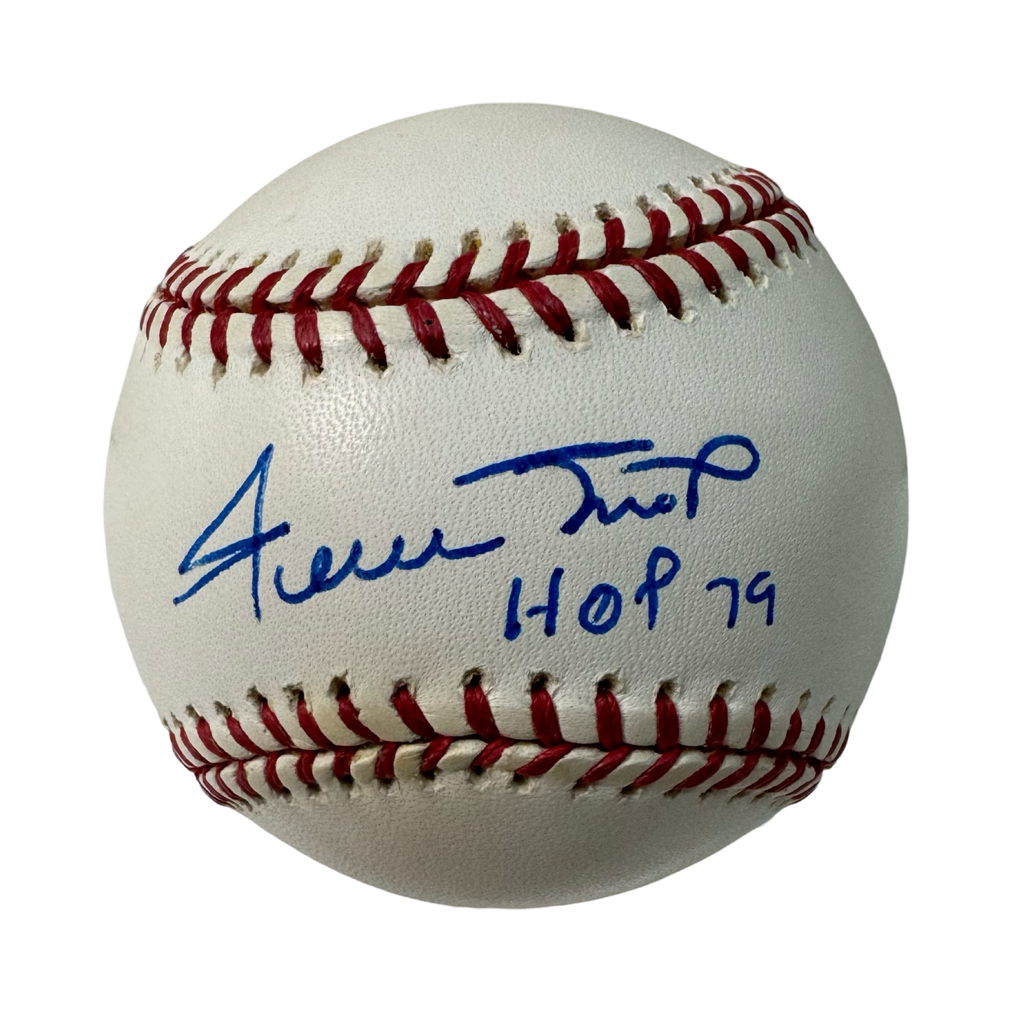 Willie Mays Autographed San Francisco Giants Official National League Baseball HOF 79 Inscription Steiner