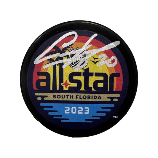 Ilya Sorokin Autographed New York Islanders 2023 NHL All Star Game Puck Beckett