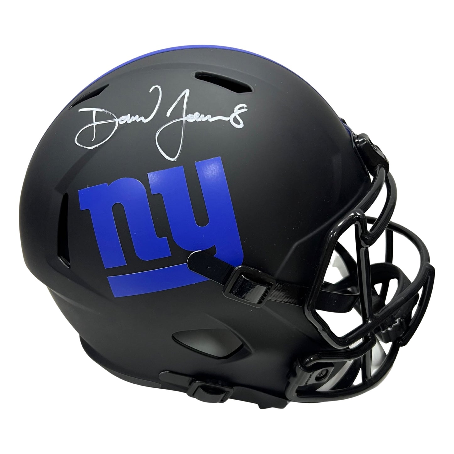 Daniel Jones Autographed New York Giants Eclipse Replica Helmet Beckett