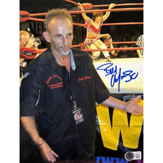 Bill Alfonso Ringside Autographed 8x10 Photo WWE WWF WCW ECW Beckett