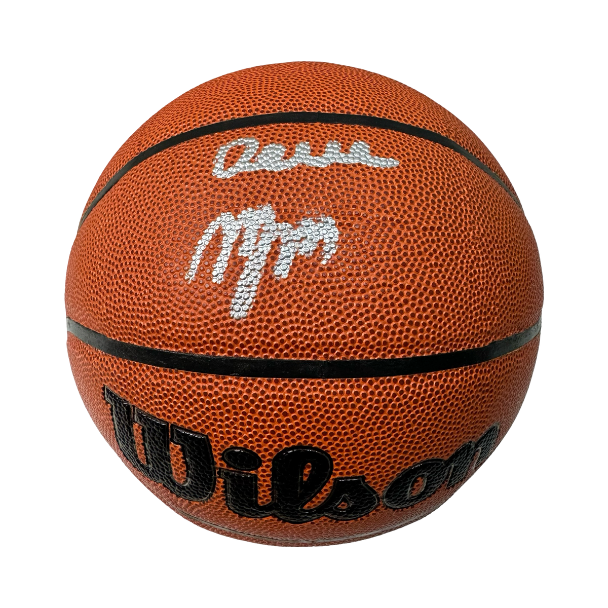 Miles Deuce McBride Autographed New York Knicks Wilson Basketball Deuce Inscription Beckett