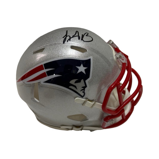 LeGarett Blount Autographed New England Patriots Mini Helmet JSA