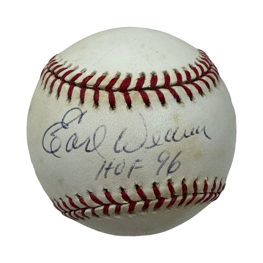 Earl Weaver Autographed Baltimore Orioles Official American League Baseball “HOF 96” Inscription JSA