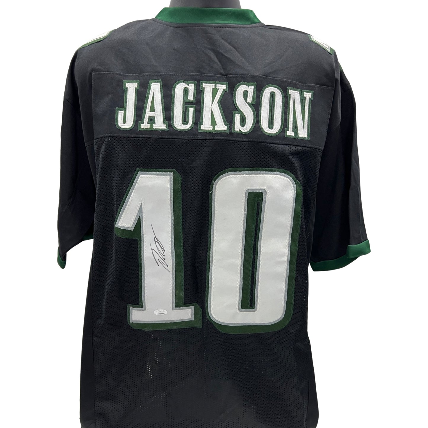Desean Jackson Autographed Philadelphia Eagles Black Jersey JSA