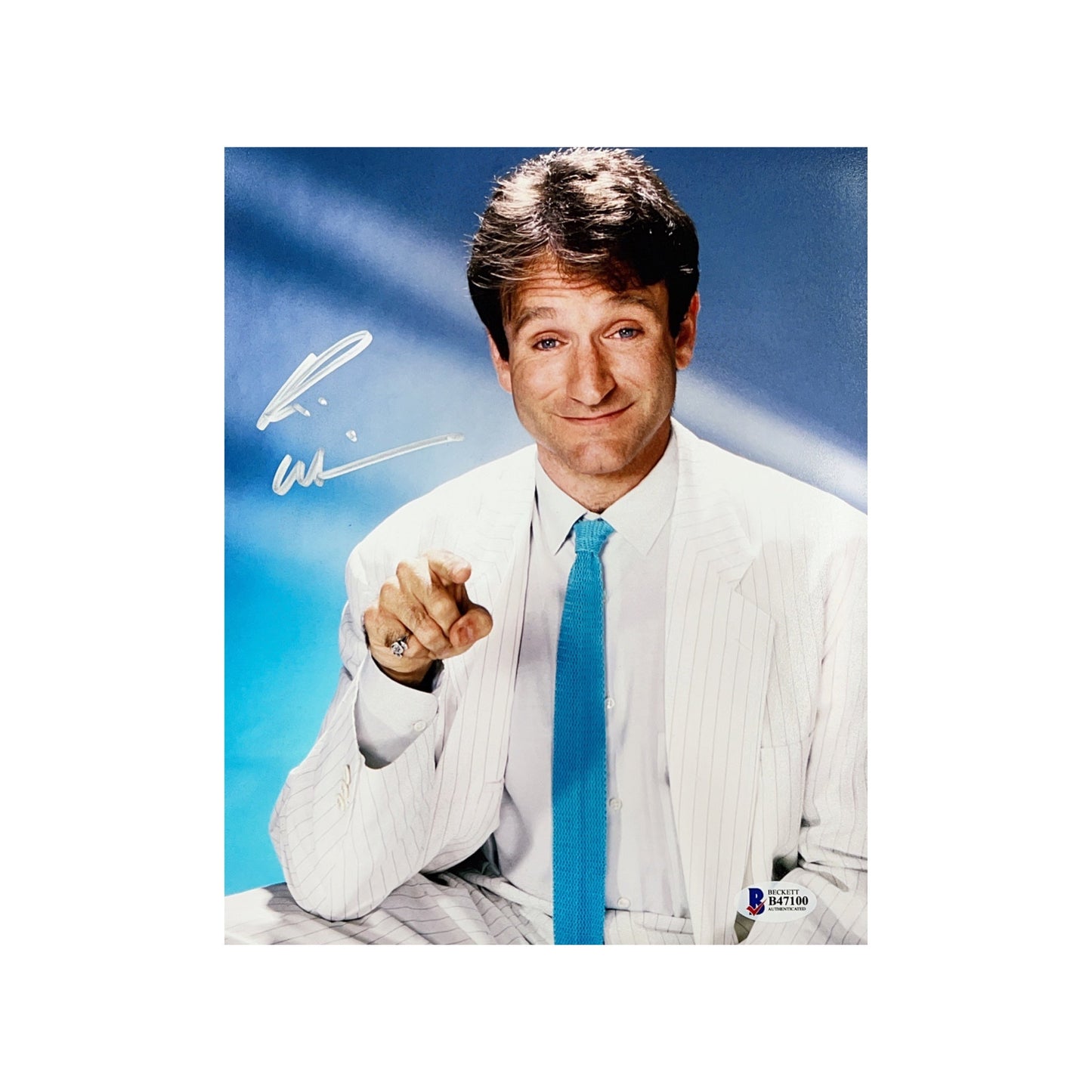 Robin Williams Autographed 8x10 Beckett - Unframed