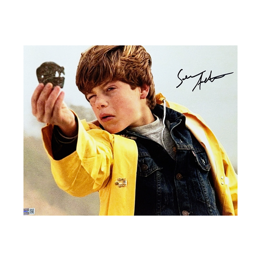 Sean Astin Autographed Goonies Squint 11x14 Steiner CX