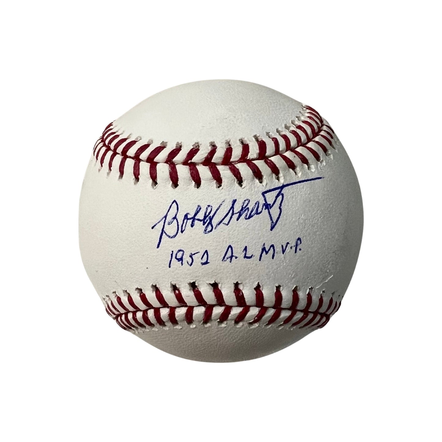 Bobby Shantz Autographed OMLB 1952 AL MVP Inscription Schwartz
