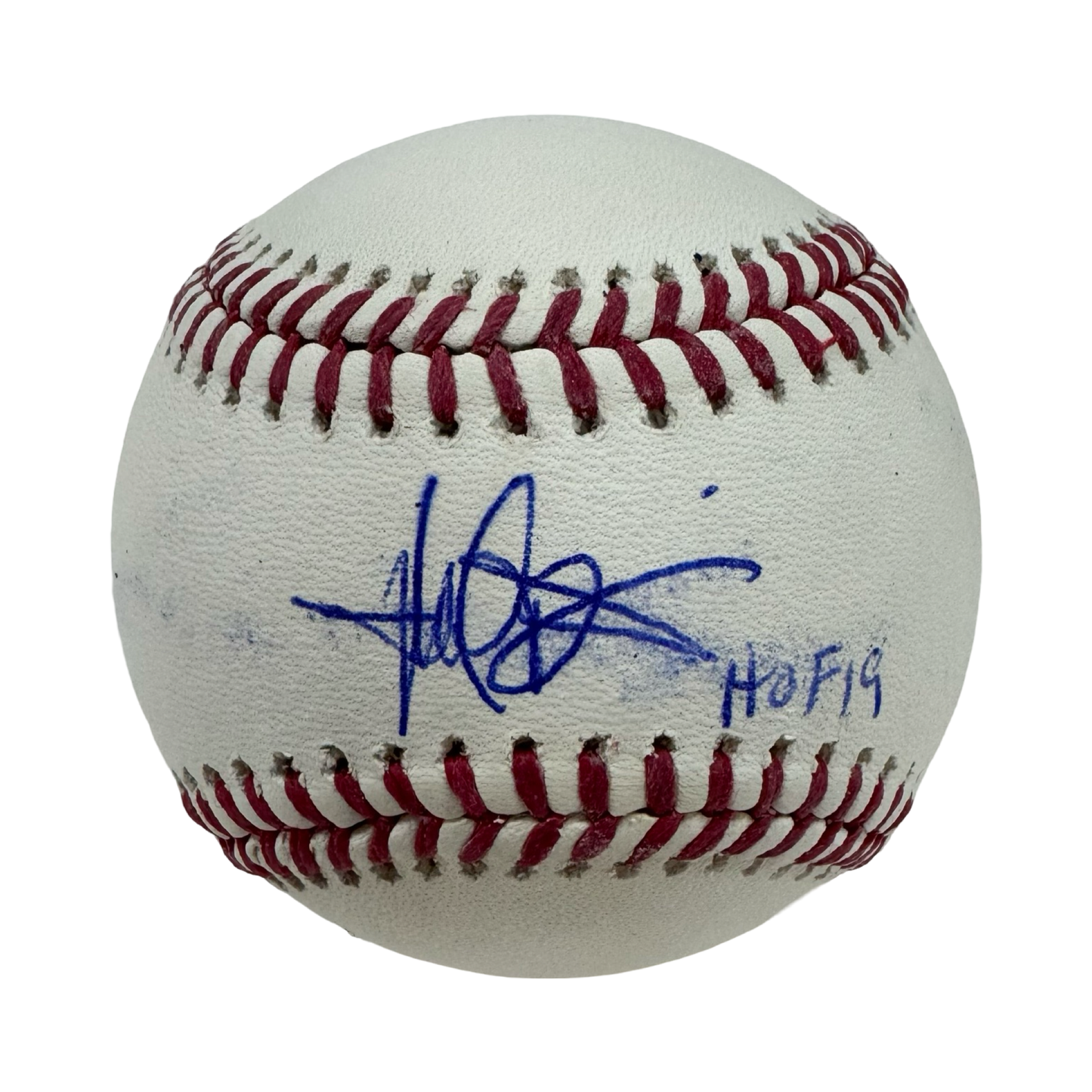 Harold Baines Autographed OMLB HOF 19 Inscription JSA