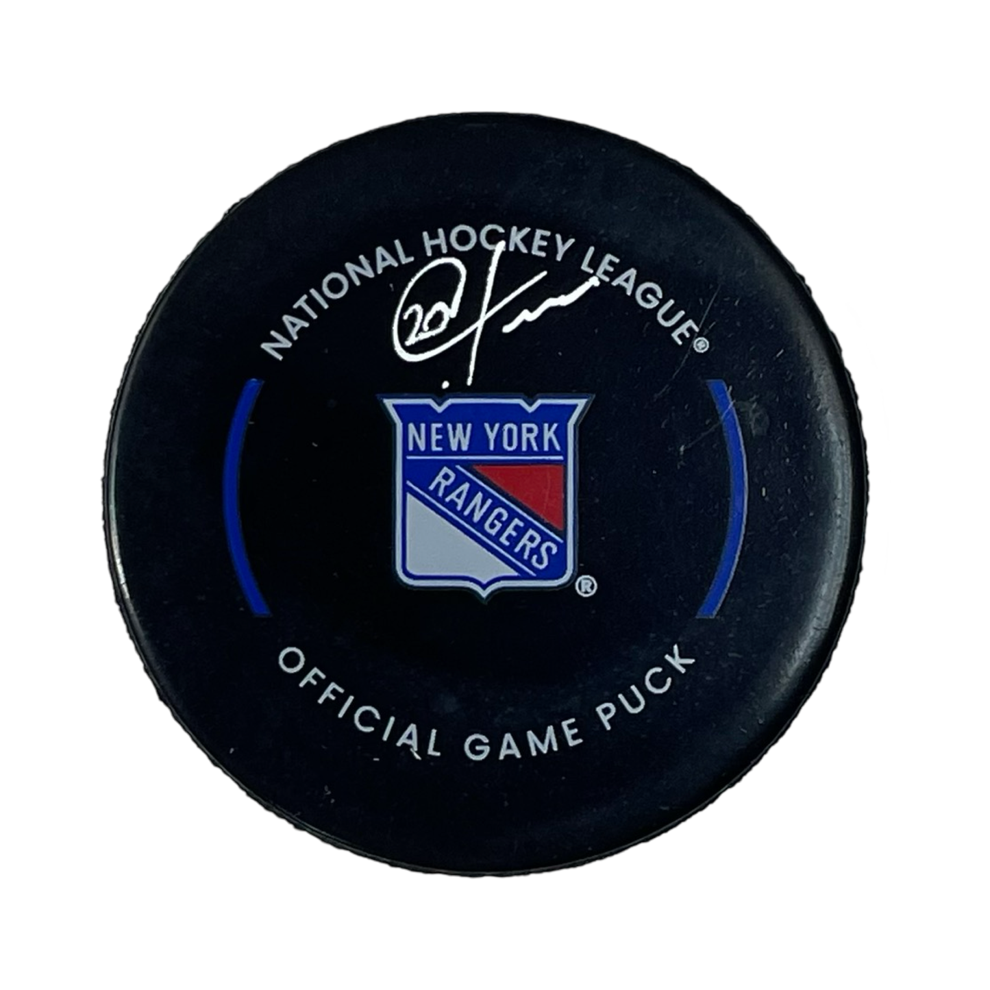 Chris Kreider Autographed New York Rangers Official Game Puck Beckett