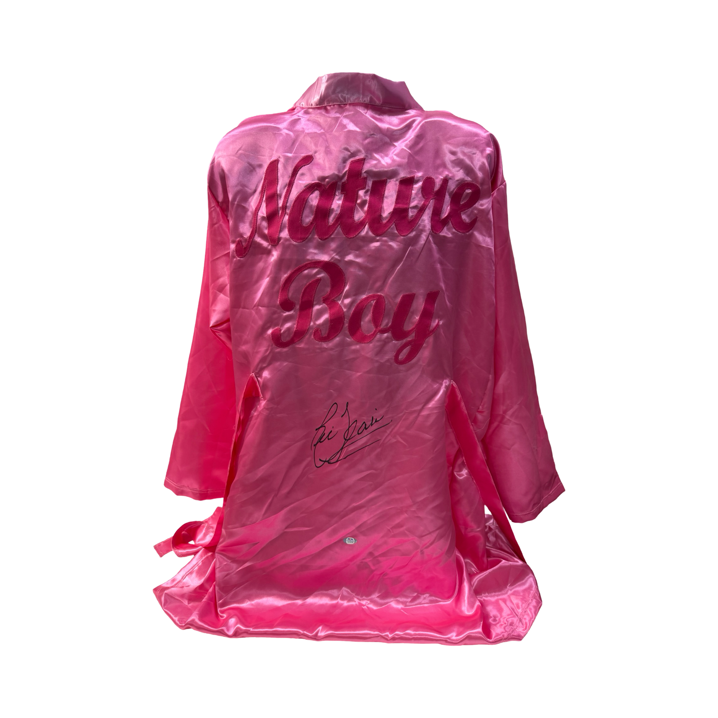 Ric Flair Autographed WWE Pink Nature Boy Robe PSA