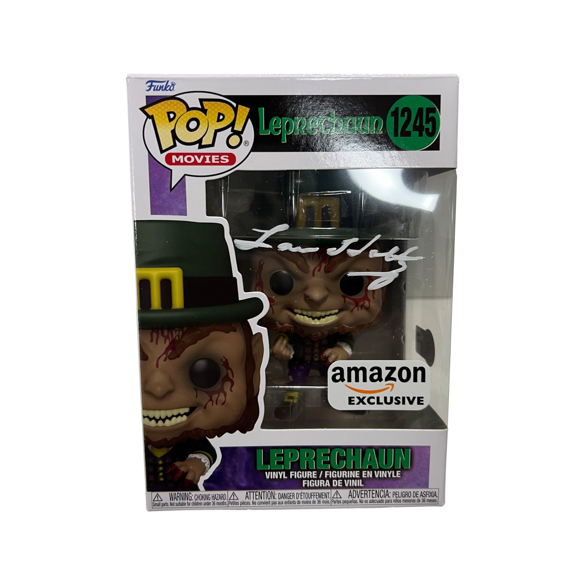Lou Holtz Autographed Notre Dame Fighting Irish Bloody Leprechaun Funko Pop Beckett