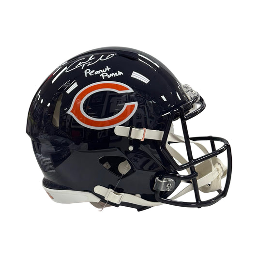 Charles Tillman Autographed Chicago Bears Authentic Helmet "Peanut Punch" Inscribed JSA