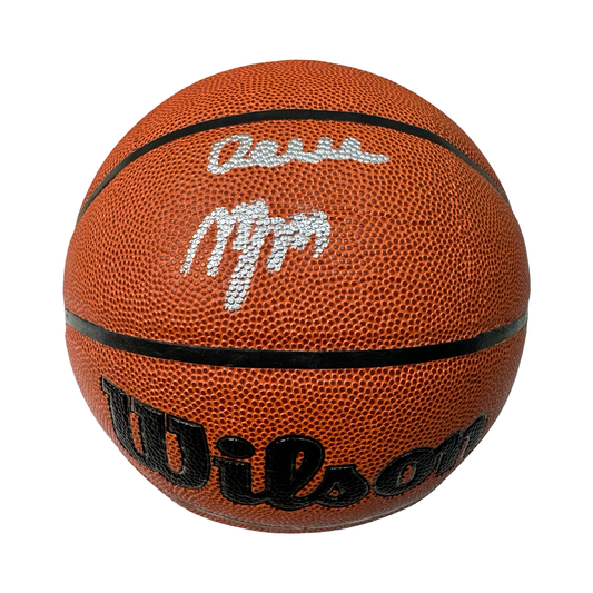 Miles “Deuce” McBride Autographed New York Knicks Wilson Basketball “Deuce” Inscription Beckett