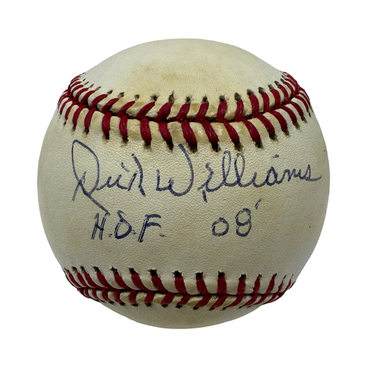Dick Williams Autographed Official American League Baseball HOF 08 Inscription JSA