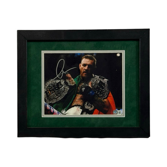 Conor McGregor Autographed UFC Autographed Framed 8x10 Beckett