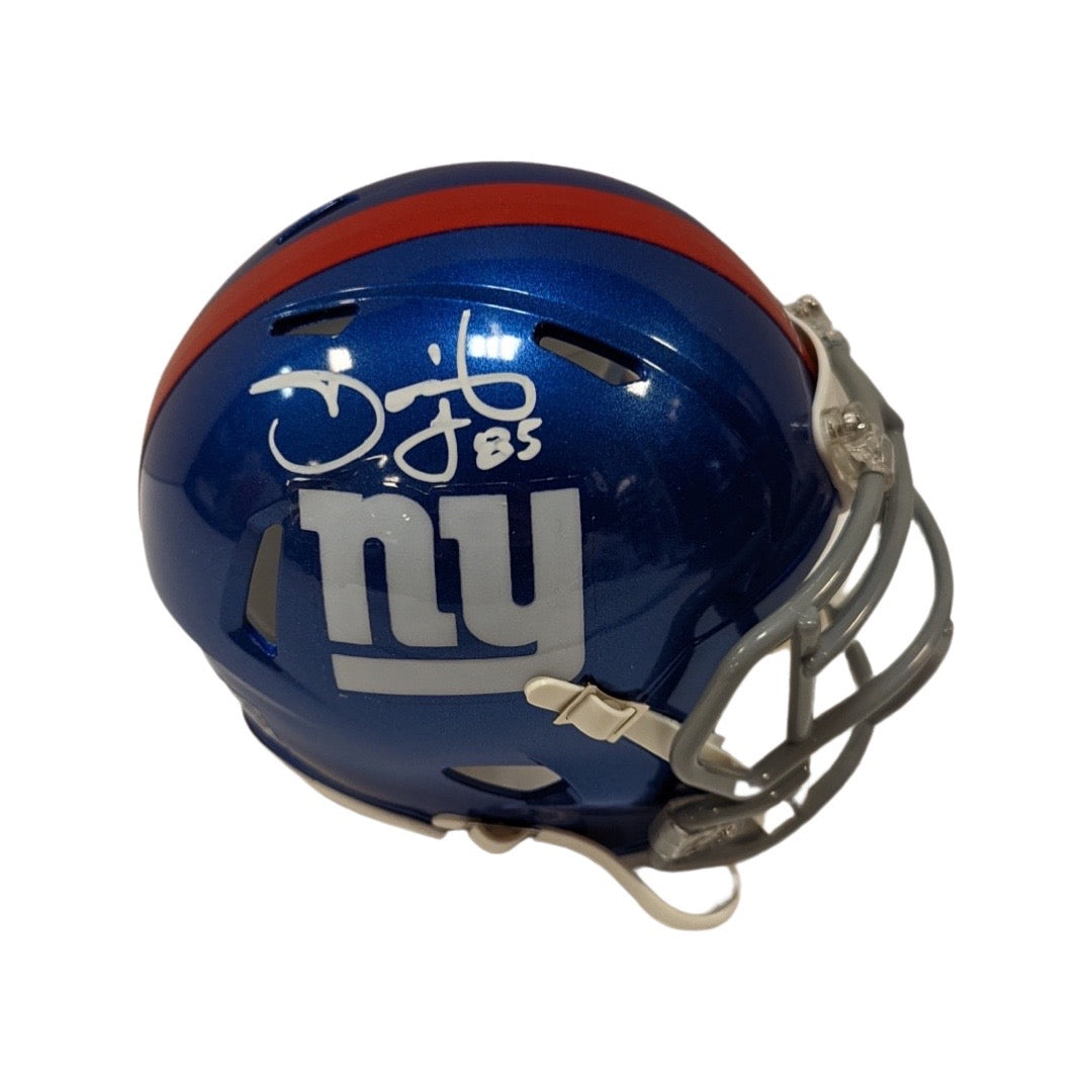 David Tyree Autographed New York Giants Speed Mini Helmet Steiner CX