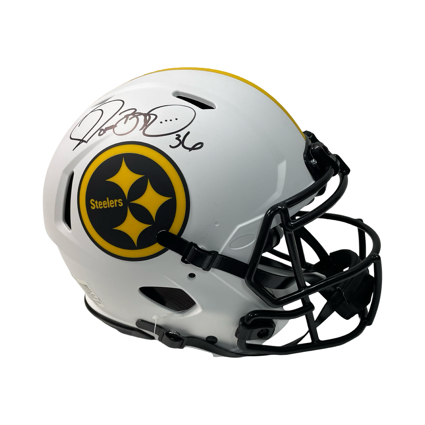 Jerome Bettis Autographed Pittsburgh Steelers Lunar Eclipse Authentic Helmet Beckett
