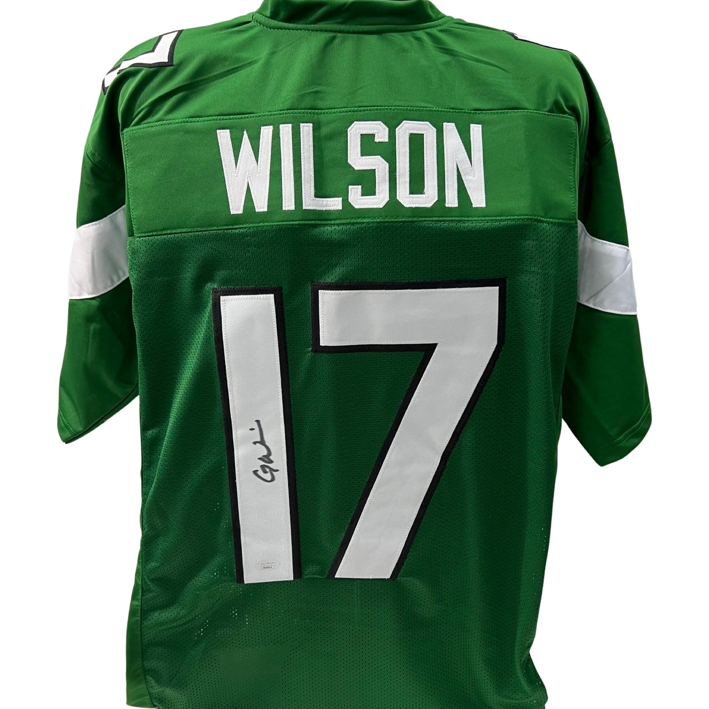Garrett Wilson Autographed New York Jets Green Jersey JSA