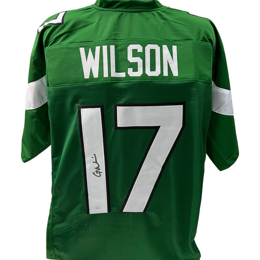 Garrett Wilson Autographed New York Jets Green Jersey JSA