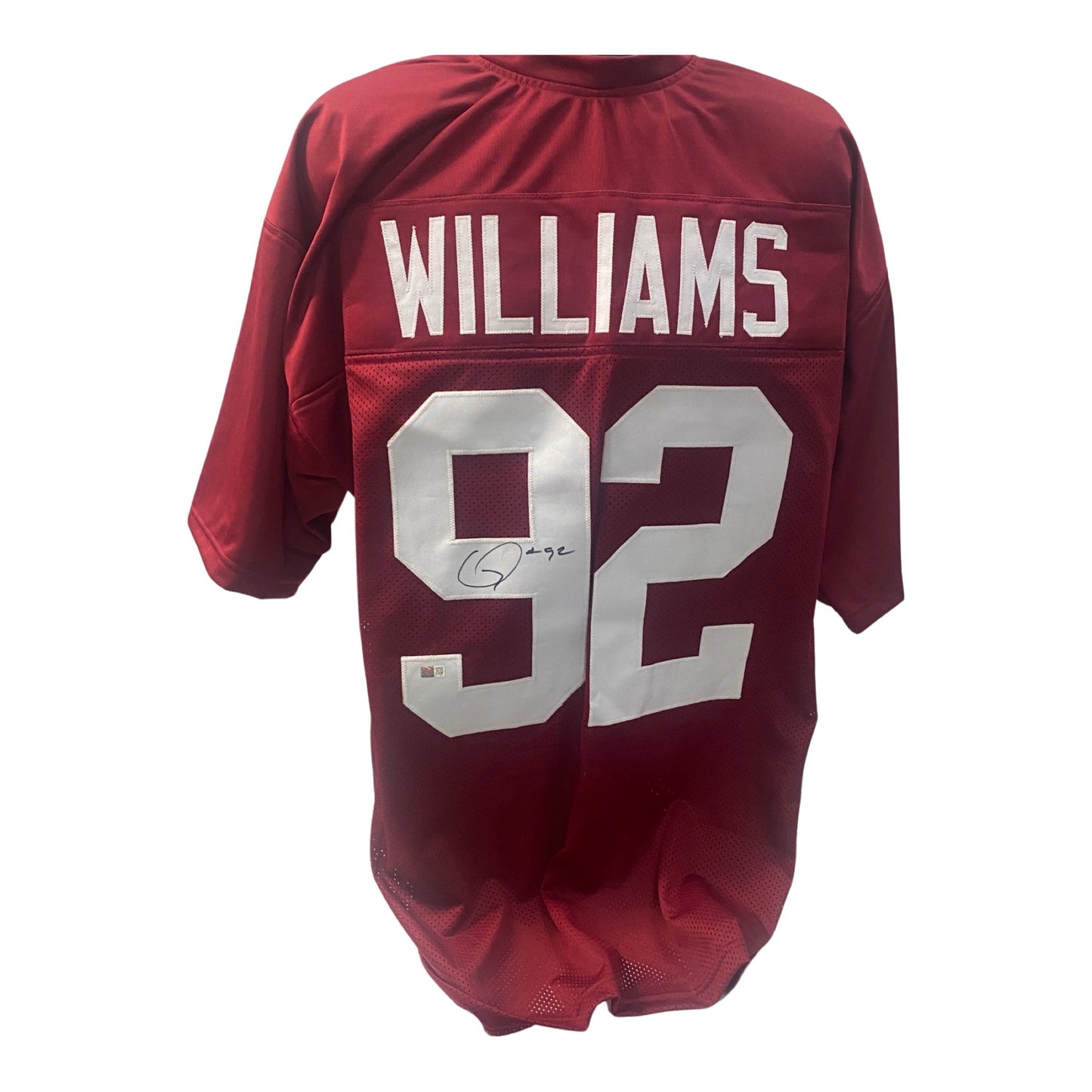 Quinnen Williams Autographed Alabama Crimson Tide Maroon Jersey Steiner CX