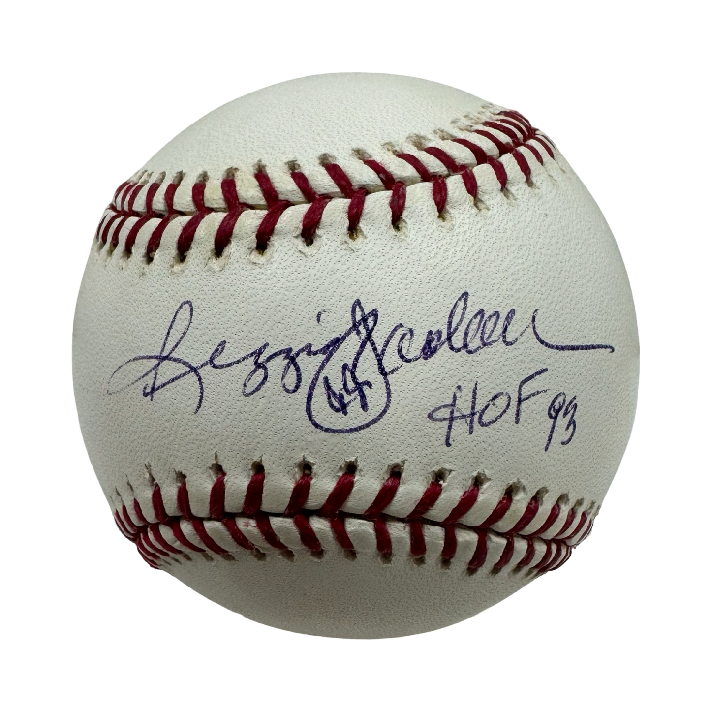 Reggie Jackson Autographed Official American League Baseball HOF 93 Inscription JSA