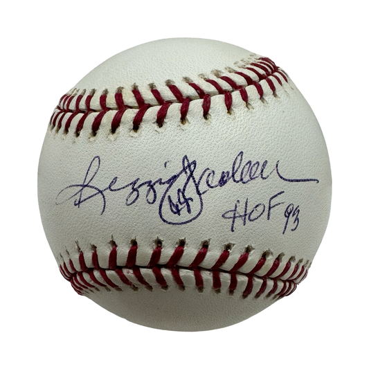 Reggie Jackson Autographed Official American League Baseball HOF 93 Inscription JSA