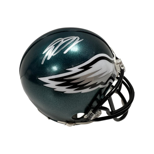 DeSean Jackson Autographed Mini Helmet - Philadelphia Eagles Green Riddell  JSA