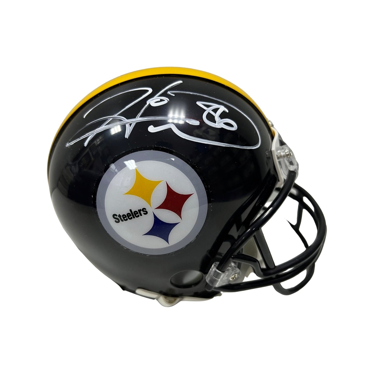 Hines Ward Autographed Pittsburgh Steelers Mini Helmet Beckett