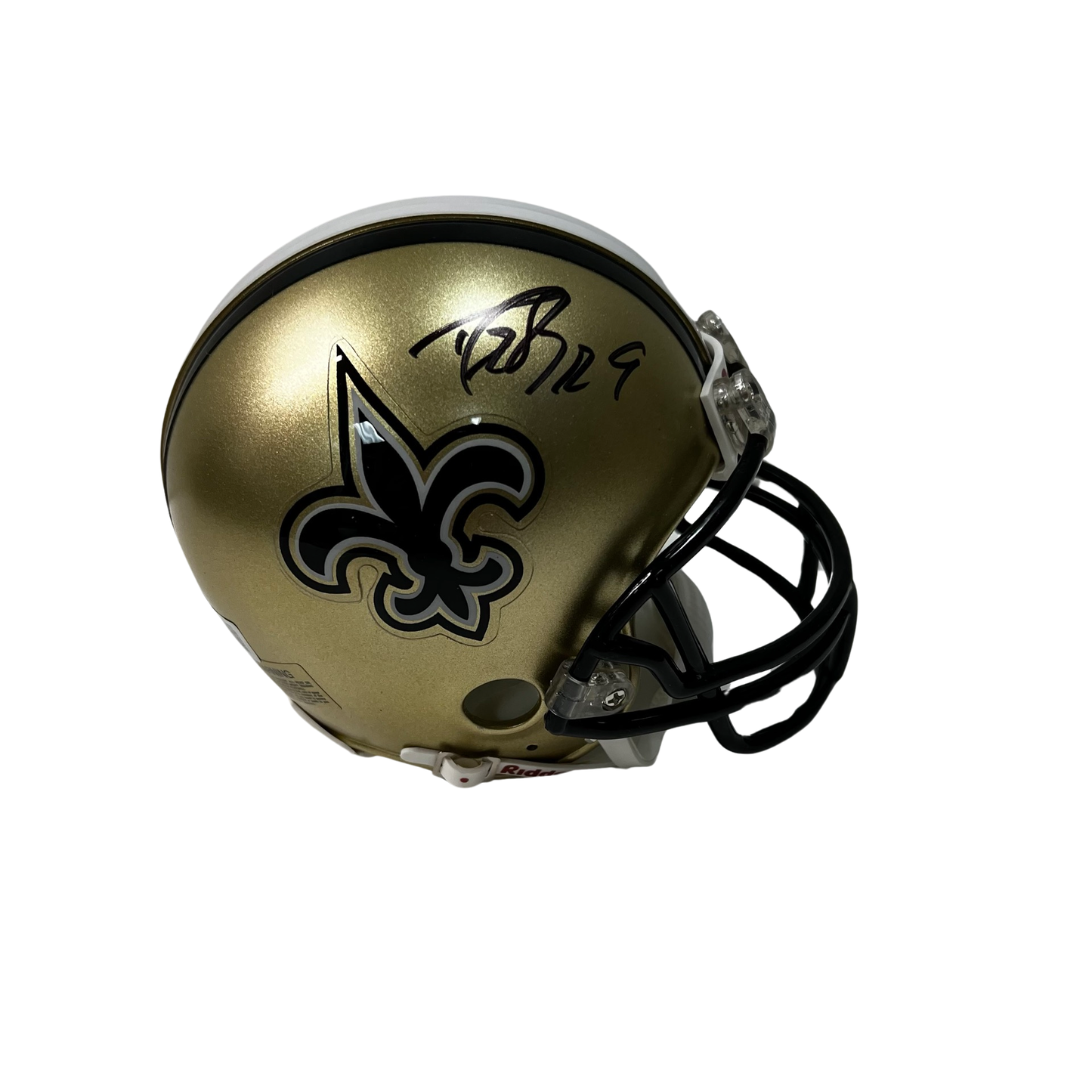Drew Brees Autographed New Orleans Saints Mini Helmet Beckett