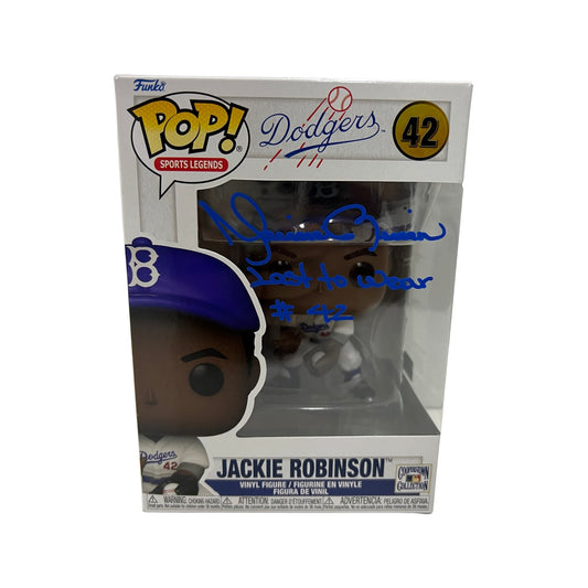 Mariano Rivera Autographed New York Yankees Jackie Robinson Funko Pop “Last to Wear #42” Inscription Blue Ink Steiner CX