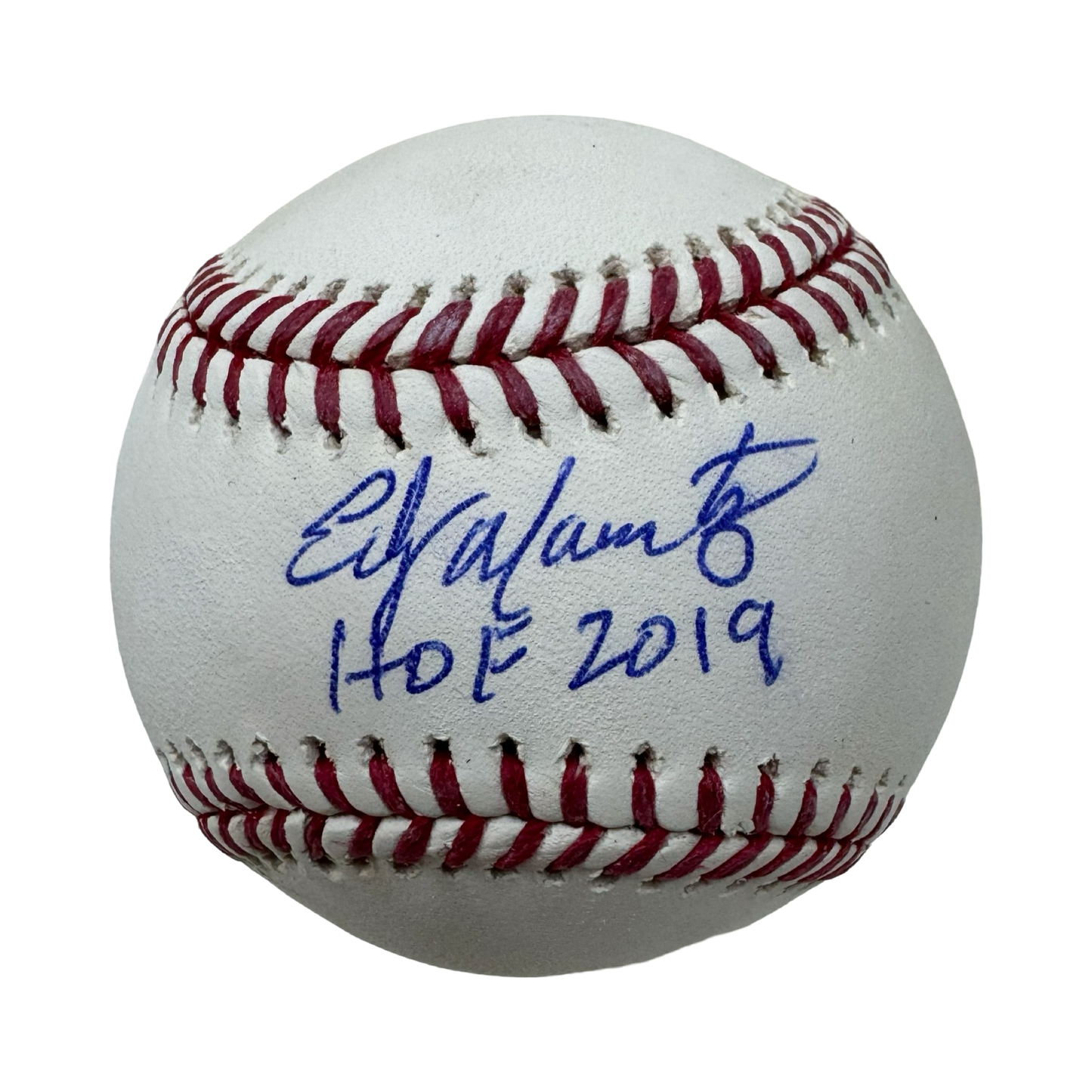 Edgar Martinez Autographed Seattle Mariners OMLB HOF 2019 Inscription JSA