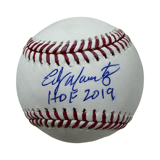 Edgar Martinez Autographed Seattle Mariners OMLB HOF 2019 Inscription JSA