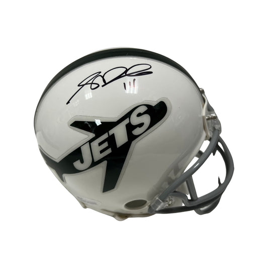 Sam Darnold Autographed New York Jets Vintage Logo Mini Helmet JSA