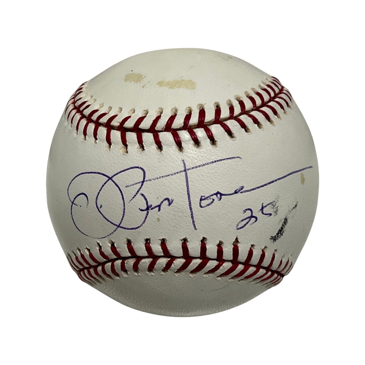 Joe Pepitone Autographed OMLB Steiner