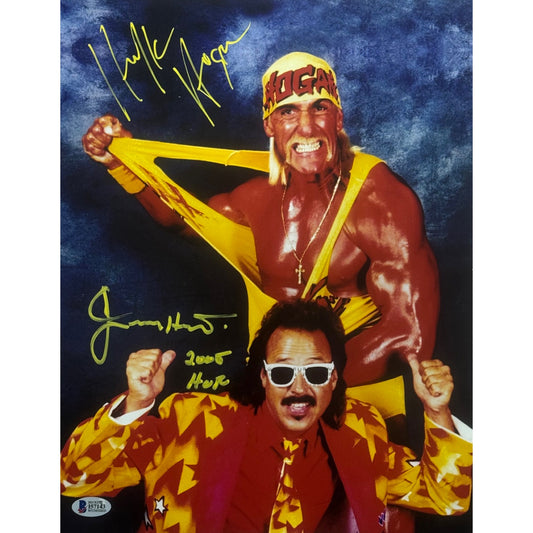 Hulk Hogan And Jimmy Hart Autographed 16x20 Beckett BAS