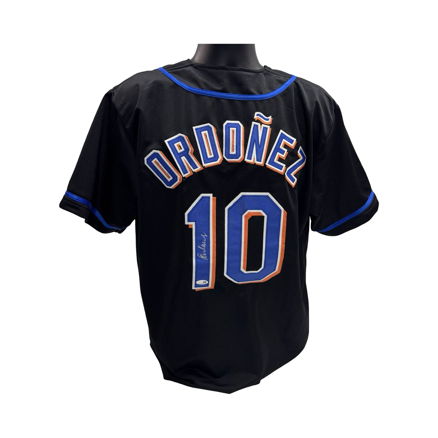 Rey Ordonez Autographed New York Mets Black Jersey JSA