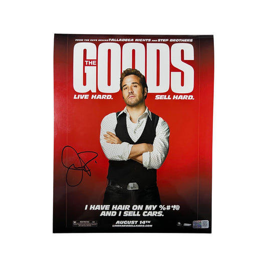 Jeremy Piven Autographed The Goods Vertical Movie Cover 8x10 Steiner CX