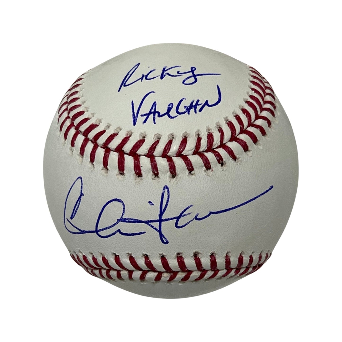 Charlie Sheen Autographed Major League OMLB Ricky Vaughn Inscription Steiner CX