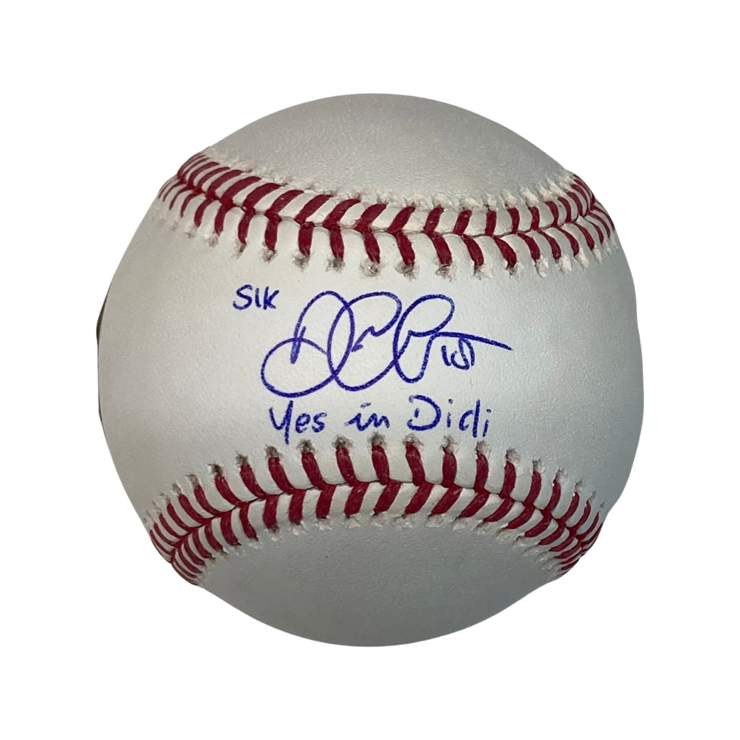 Didi Gregorius Autographed New York Yankees OMLB Sir, Yes in Didi Inscriptions Steiner