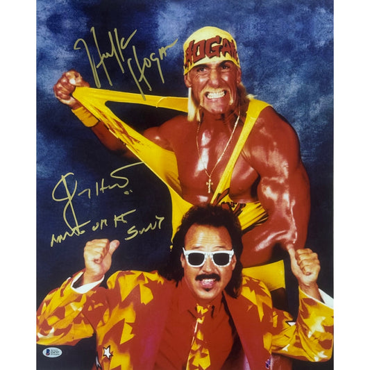 Hulk Hogan And Jimmy Hart Autographed 11x14 Beckett BAS