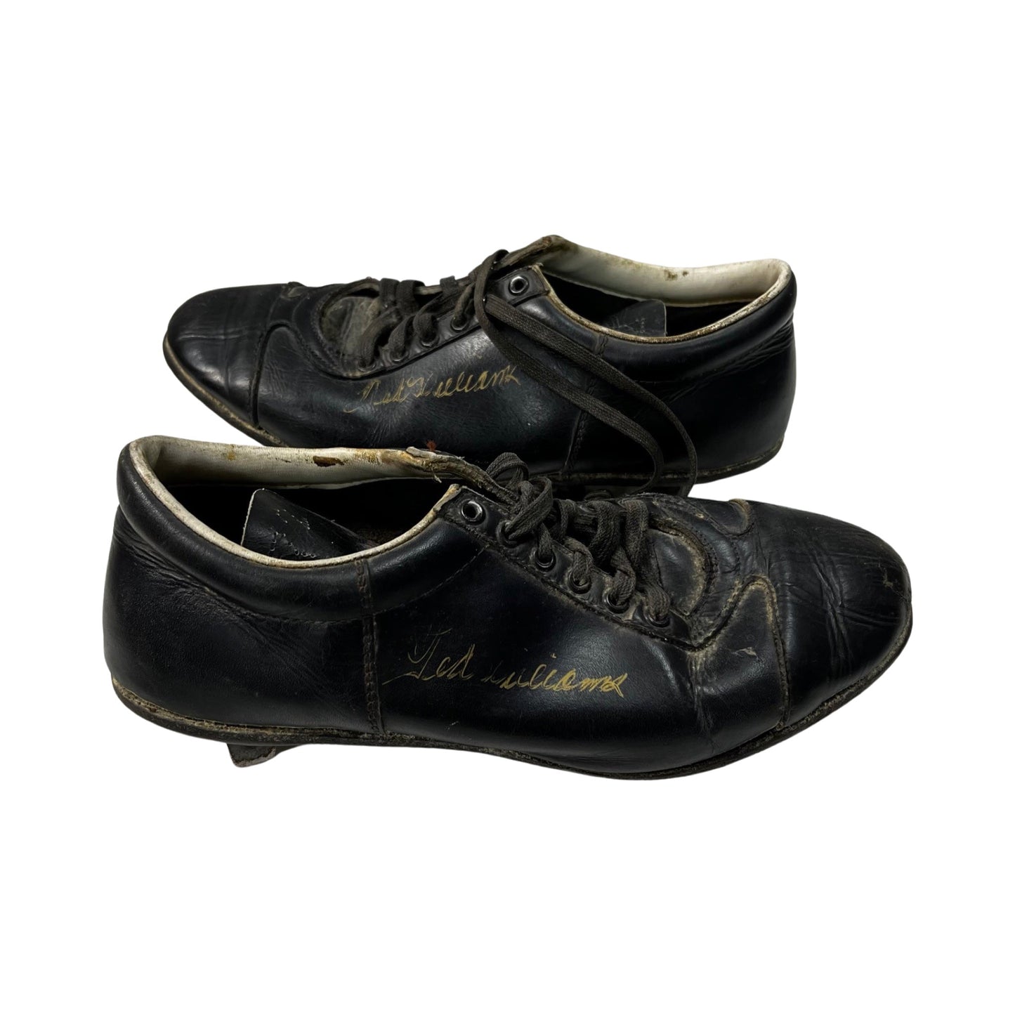 Ted Williams Autographed Boston Red Sox Cleats JSA LOA