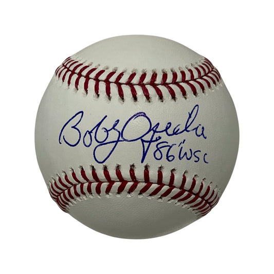 Bobby Ojeda Autographed New York Mets OMLB “86 WSC” Inscription JSA