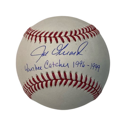 Joe Girardi Autographed New York Yankees OMLB “Yankee Catcher 1996-1999” Inscription Steiner CX