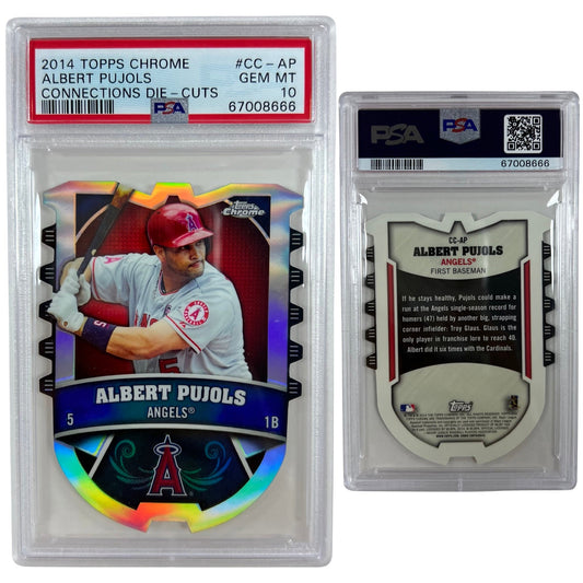 2014 Albert Pujols Topps Chrome Connections Die-Cuts #CC-AP GEM MT 10