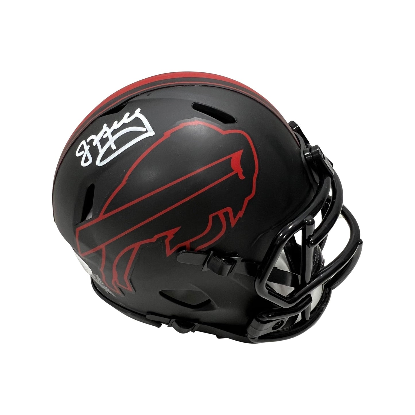 Jim Kelly Autographed Buffalo Bills Eclipse Mini Helmet JSA