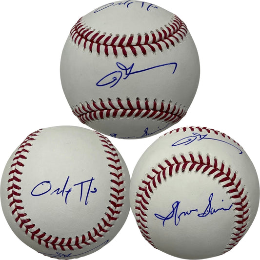 Allen Iverson Autographed Philadelphia 76’ers OMLB Only the Strong Survive Inscription Steiner CX