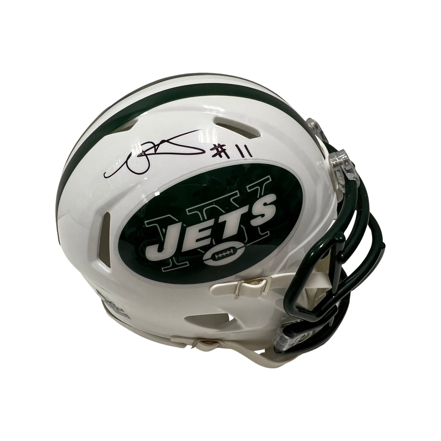 Robby Anderson Autographed New York Jets White Mini Helmet JSA