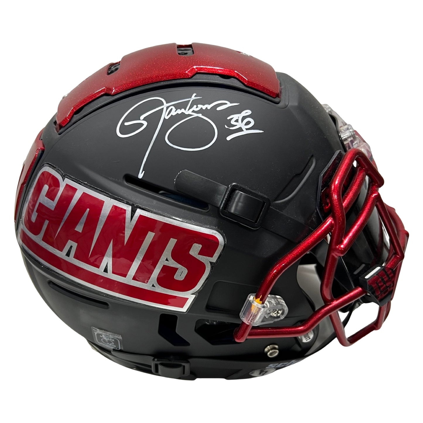 Lawrence Taylor Autographed New York Giants Schutt Authentic F7 Helmet JSA