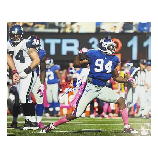 Mathias Kiwanuka Autographed New York Giants 16x20 JSA